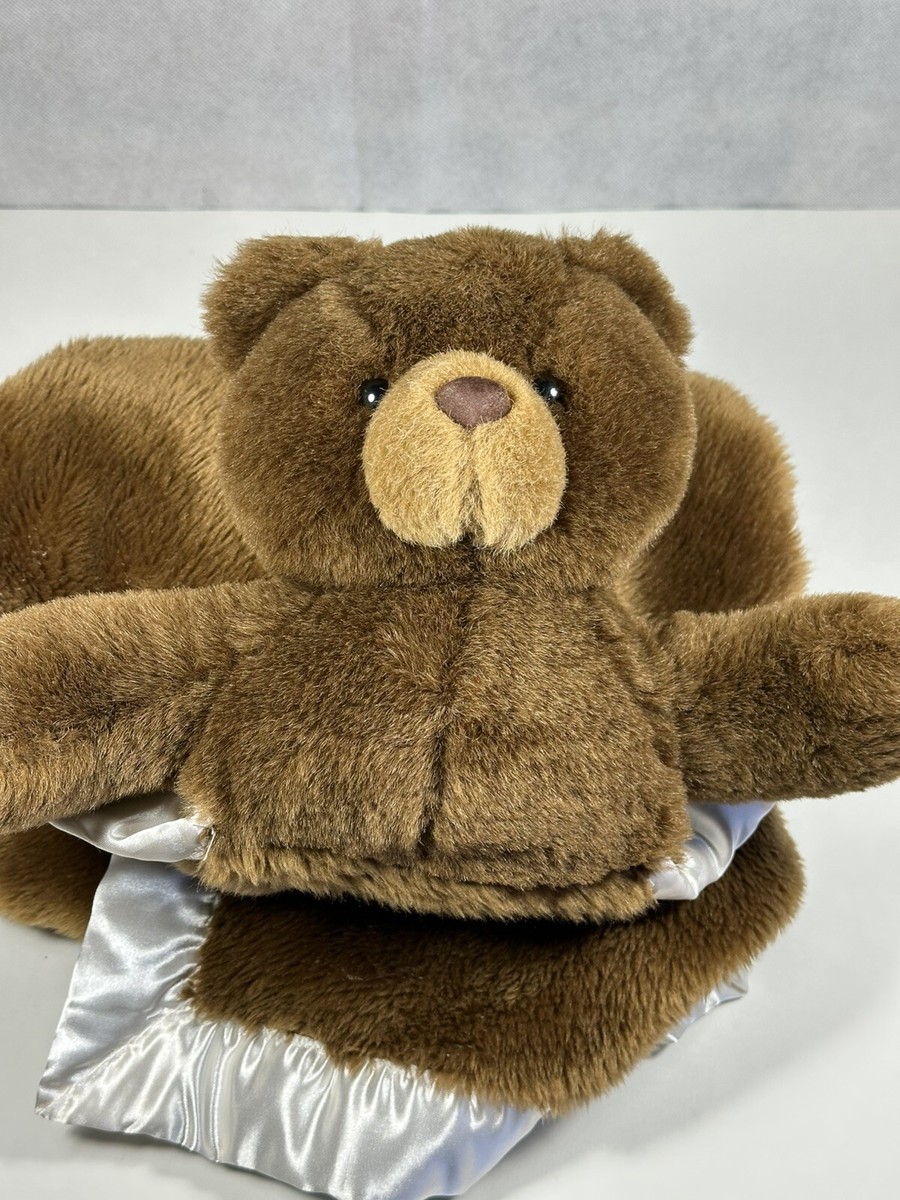 Vintage My Banky Brown Bear Chancy Plush Lovey Security Blanket