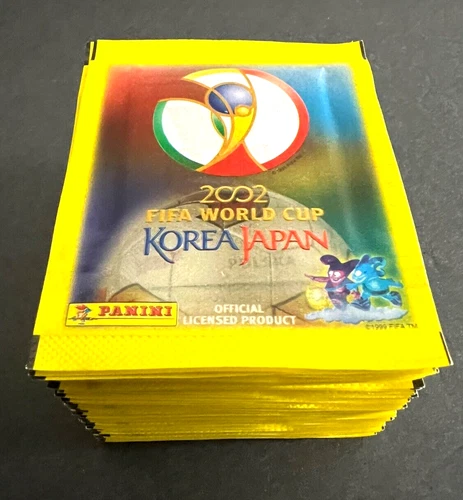 Panini Corea e Giappone 2002 Mondiali 50 Pacchetti Bustine Bustine Edizione Rara