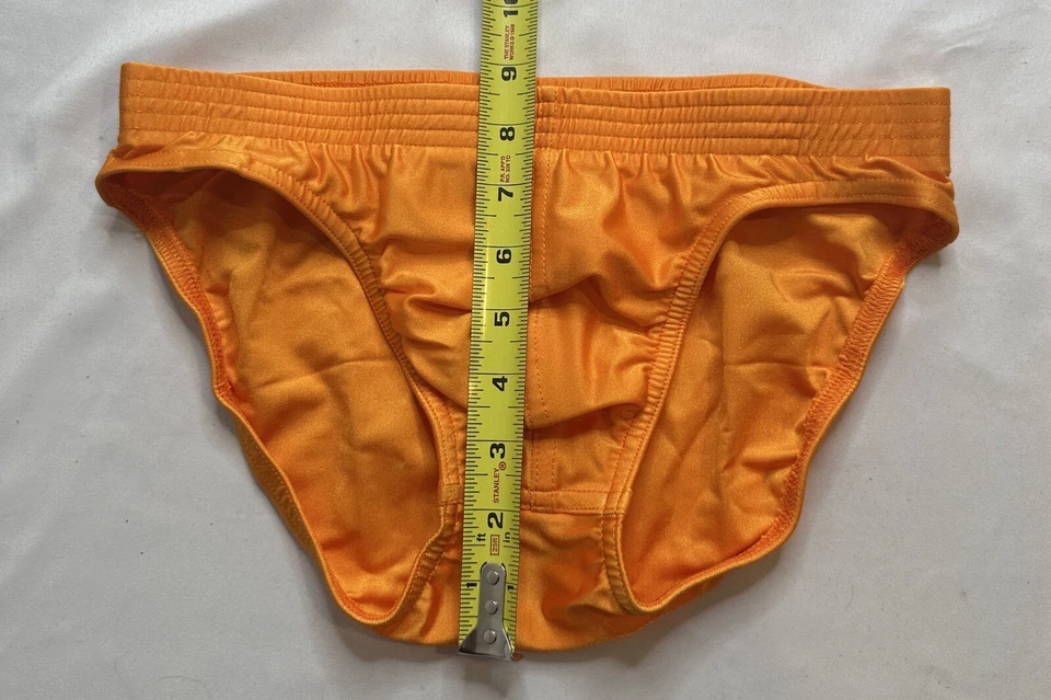 Nuevo Calzoncillo de Bikini Vintage Undergear Aquatics Swim The Bras Naranja Talla M724 Foto 3 de 4