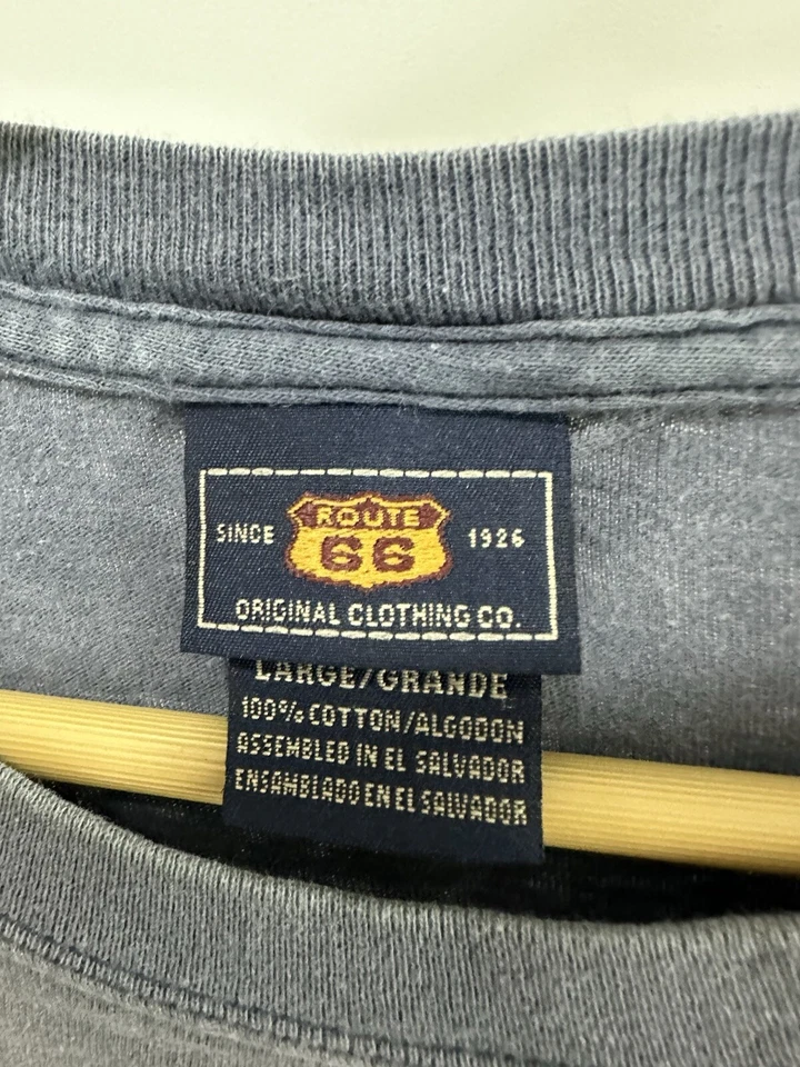 VTG Gradient Sun Faded Worn WIP Work Pocket LS Workwear T-Shirt Oversized L - Image 3 of 4