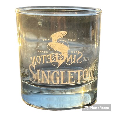 THE SINGLETON Collectible Whiskey Glass 8 Oz Brand New