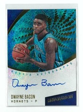 Dwayne Bacon 2017-18 Panini Revolution Rookie RC On Card Auto Charlotte Hornets