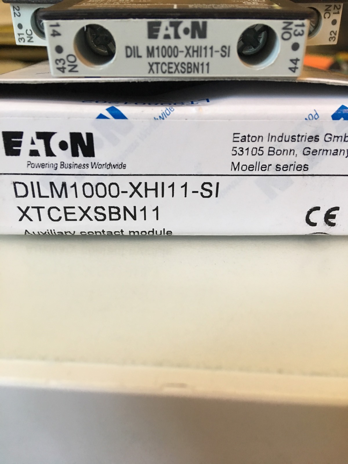 MOELLER DILM1000-XHI11-SI. SIDE. MOUNT. AUXILIARY EATON XTCEXSBN11