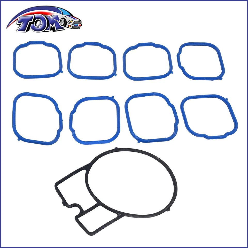 Throttle Body and Intake Gaskets set For Cadillac Deville Eldorado Seville Olds - Image 2 of 2