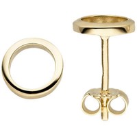 Ohrstecker Kreis Kreise Ø7,5Mm 333 Gold Gelbgold Ohrringe Ohrschmuck GläNzend