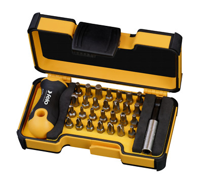 FELO 2073016 XS Strongbox 30-tlg. Premium Security BitBox Bitsatz 1/4'' Ergonic