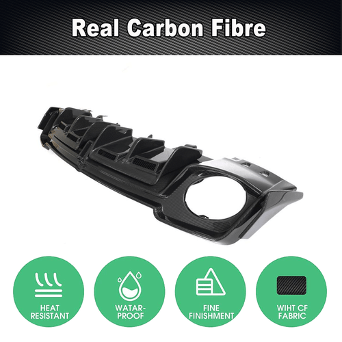 Se adapta a Audi R8 V10 2022-24 Dry Carbon parachoques trasero difusor difusor trasero - Imagen 6 de 12