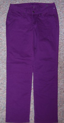 JAG Eggplant Colored Low Rise Slim Ankle Jeans Size Inseam 28 EUC