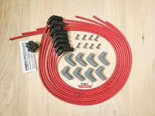 42" GM LT LT1 Universal MSD Red 8.5mm Cut to Fit Spark Plug Wire Kit Custom 90*