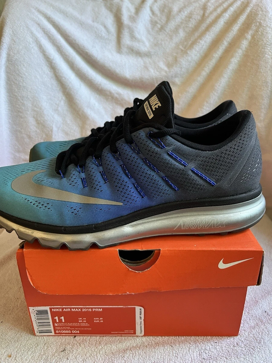 Nike Air Max 2016 Premium Black Reflect Silver for Sale