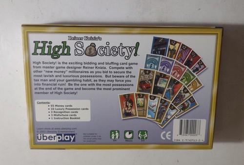 Uberplay Boardgame Reiner Knizia's High Society. The One with the Most Toys Wins - Picture 2 of 5