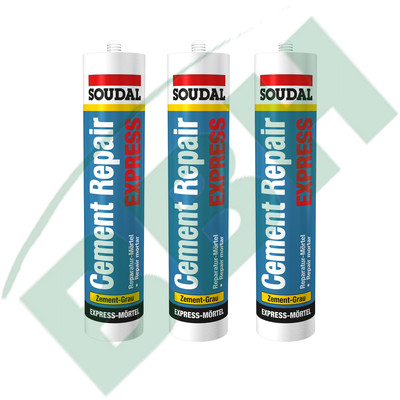 SOUDAL Cement Repair Express 3 x 310ml Reparatur Mörtel Fugenmörtel Fugen 