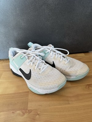 Nike Training Sneaker Zoom Bella 6, Gr. 40,5,  Weiß/schwarz/türkis