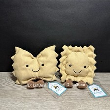 AUTHENTIC❗️Jellycat amuseable ravioli & farfalle pasta bundle- NWT- FAST SHIP!