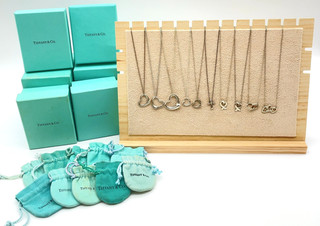 Collana originale Tiffany & Co. argento sterling 925 lotto all'ingrosso 10 pezzi con scatola V060556
