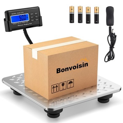 Postal Scale Digital 300kg/660lb Parcel Shipping Scale with External LCD Disp...