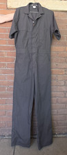 BERNE Coveralls Gray MR Mens Unisex Short Sleeve P700CH Mechanic