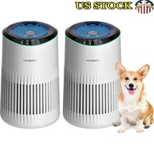 Air Purifier 360° HEPA Filter Quiet Essential Oil Diffuser Auto Shutoff Compact