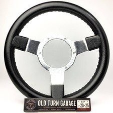 Mountney Mountney Gt 30 Small Diameter Leather Steering Wheel Polished Spokes Mountney Mountney Gt 30 Small Diameter Leather Steering Wheel Polished Spokes