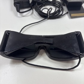 Sega 3D Glasses Sega Master System with Adapter Untested Light Phaser *READ*