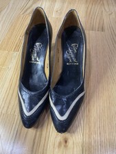 Vintage Ferragamo Rosina Schiavone High Heels Vicky 9.5M Made in Spain