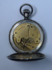 Vintage Crescent C.W.C. Co. Pocket Watch White Enamel Dial For Parts or Repair — photo 6