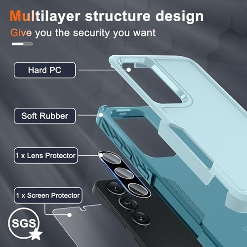 Case for Samsung Galaxy S24 Plus, Full Samsung S24 Plus(6.7 inch) Mint Green - Picture 4 of 7