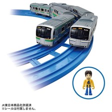 Takara Tomy Plarail Train Series E217 Yokosuka Color  Shonan Color Double Set
