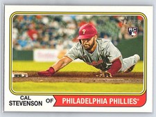 2023 Topps Heritage #508 Cal Stevenson RC - Philadelphia Phillies