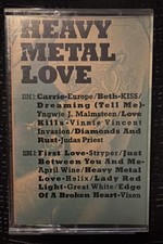 Heavy Metal Love Various Artists Cassette Tape 1990 VGC