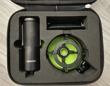 Shure SM4 Studio Recording Microphone Kit XLR Home Studio Condenser Pop Filter