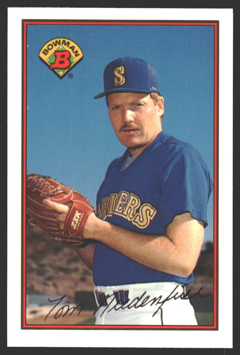 Tom Niedenfuer #204 1989 Bowman Collector's Edition (Tiffany) Seattle Mariners