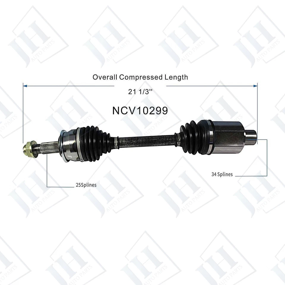 OE Front Pair Left Right CV Axle Shaft For 2012-2019 Chevrolet Sonic Manual FWD - Image 2 of 4