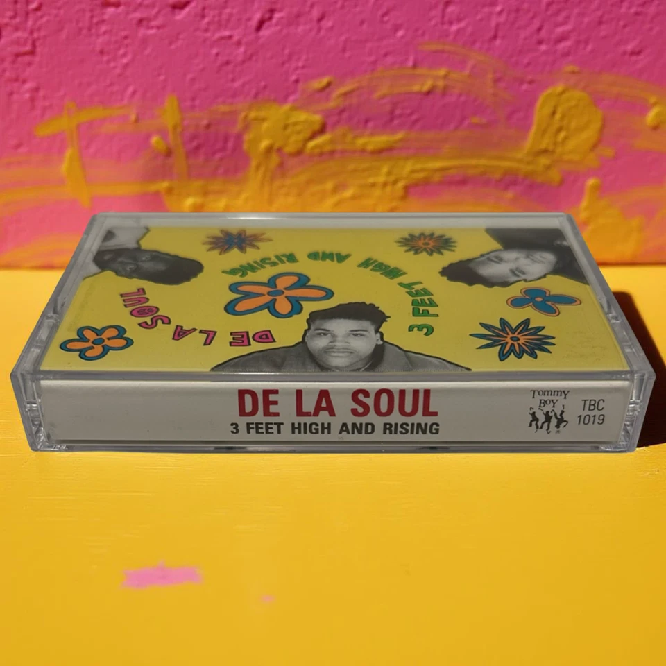 •DE LA SOUL ~ 3 FEET HIGH AND RISING• ~1989 OG PRESSING~ (CASSETTE TAPE) - Image 4 of 4