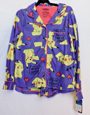  NEW w/ tags Girls Pokemon Pikachu 2-PC Pajama Set, Size L 10/12 