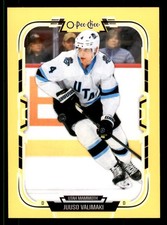 2025-26 O-Pee-Chee Yellow Border #125 Juuso Valimaki Utah Mammoth