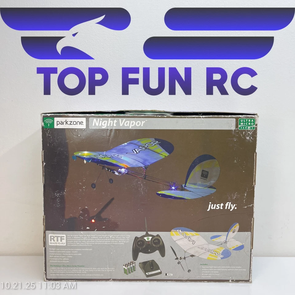 Parkzone Night Vapor Ultra Micro Series Missing Landing Gear/Transmitter - Image 2 of 4