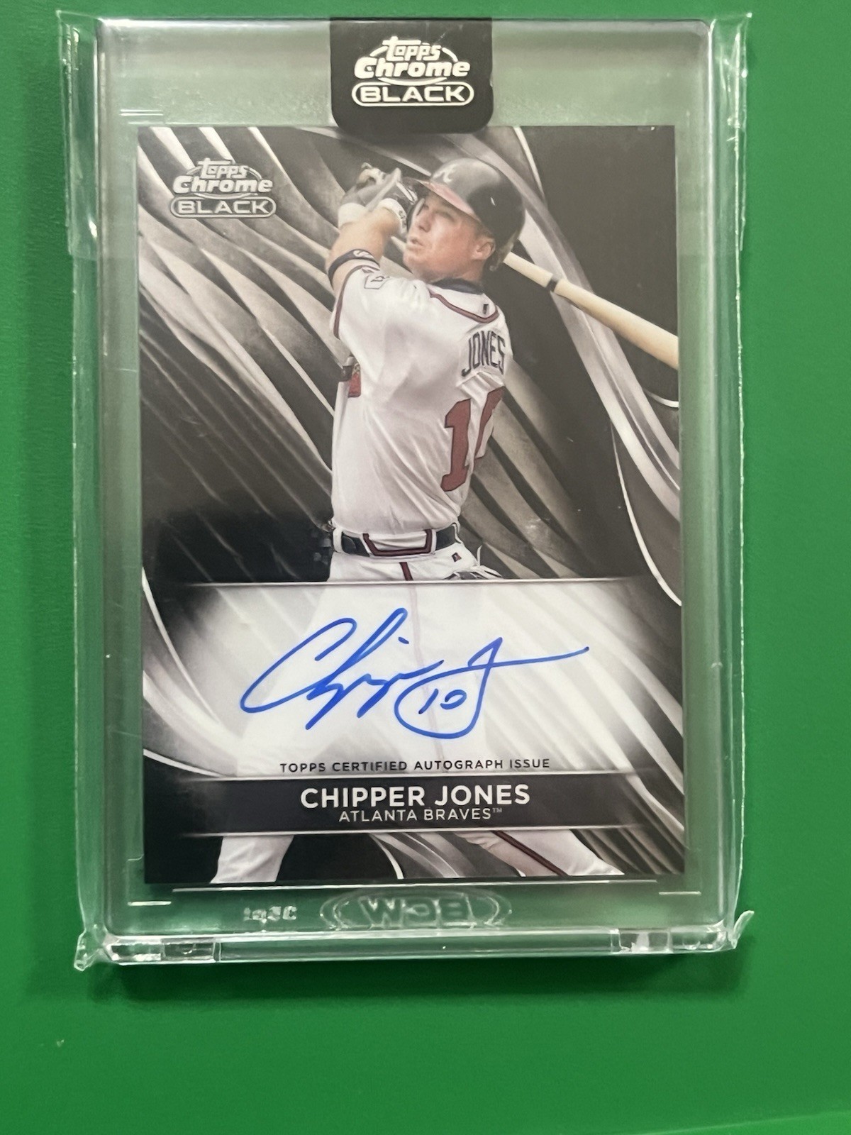 2024 Topps Chrome Black Chipper Jones Auto