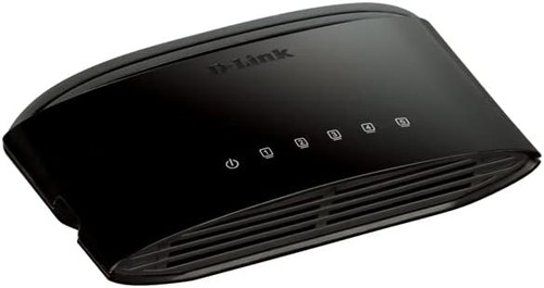 D-Link DES-1005 5-Port Fast Ethernet Unmanaged Desktop Switch, Hub, Internet Spl - 第 6/6 張圖片