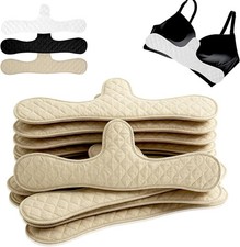 Reusable Cotton Bra Liners for Sweat, Washable Cushioning Under Bra