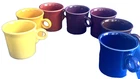 Fiesta Homer Laughlin coffee mug cup with iconic O-ring handle 7pcs