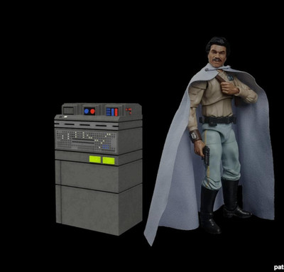 Custom Home One Hangar Computer #2 for 6 IN (1:12) FIGURE