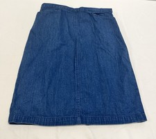 Woman s Vintage Cotton Cotton Talbots Skirt With Pockets S 10