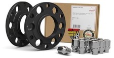 2 Pcs Hub Centric Billet Wheel Spacers Kit with Factory Style Lug Kit Chrome