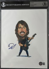 Dave Grohl Foo Fighters Nirvana Signed 8x10 Photo Beckett BAS Autograph Grade 10