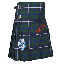 Scottish Traditional Handmade Bleu Douglas Modern Tartan Kilt for Man kilts