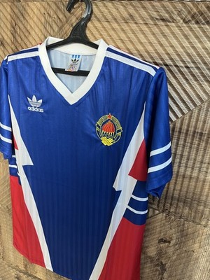 Yugoslavia Jersey 1990 1991 Size LARGE Home Reissue Shirt Football