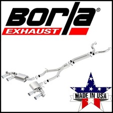 Borla S-type Cat-back Exhaust System Fits 2017-2024 Chevy Camaro Zl1 Coupe 6.2l
