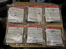 NEW LOT OF 6 Pump Circulator Couplings Cast Zinc 118705 for B&G 100 Series Pump