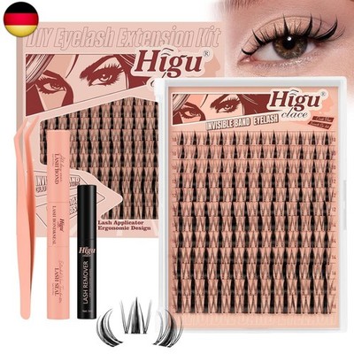 Higu clace Manga Lashes Fairy Lash Clusters 144 PCS Wimpern Extensions
